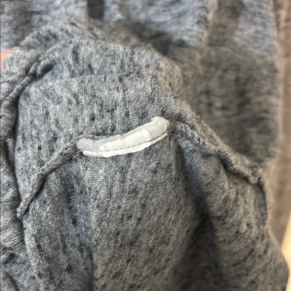 Old Navy Men’s XL Grey Pull-Over Hoodie Sweatshirt with Stripes - Picture 5 of 5